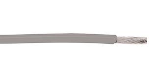 BELDEN 83003 008100 Wire, Hook Up, Hi Temp, PTFE, Grey, 24 AWG, 19 x 36AWG, 30.5 m