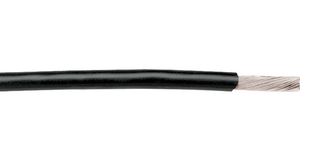 BELDEN 83003 0101000 Wire, Hook Up, Hi Temp, PTFE, Black, 24 AWG, 19 x 36AWG, 305 m
