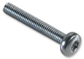 TR FASTENINGS M3 20 PTSTMC Z100 Machine Screw, M3, 20 mm, Steel, Bright Zinc, Pan Head Torx