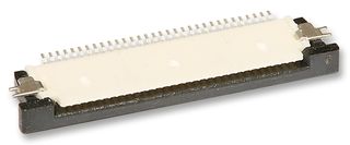 MOLEX 54132-3297 FFC / FPC Board Connector, ZIF, 0.5 mm, 32 Contacts, Easy-On 54132 Series, Solder, Bottom, 1 Row