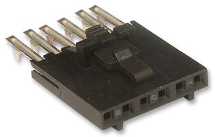 MOLEX 15-38-8060 FFC / FPC Board Connector, 2.54 mm, 6 Contacts, SL 70430 Series, IDC / IDT, 1 Row