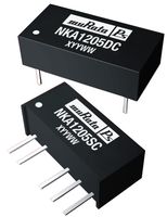 MURATA POWER SOLUTIONS NKA0305SC Isolated Through Hole DC/DC Converter, Miniature, ITE, SIP, 1:1, 1 W, 2 Output, 5 V