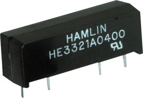 LITTELFUSE HE3321C0500 Reed Relay, SPDT, 5 VDC, HE3300 Series, Through Hole, 125 ohm, 250 mA