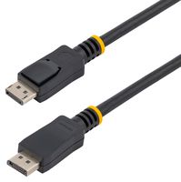 STARTECH DISPLPORT10L Audio / Video Cable Assembly, DisplayPort Plug, DisplayPort Plug, 10 ft, 3 m, Black