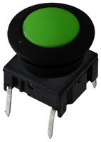 MEC 5ETH935+1SS09-12.0+AQW0902 Tactile Switch, Black, 5E Series, Top Actuated, Through Hole, Round Button, 3.5 N, 50mA at 24VDC