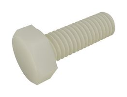 TR FASTENINGS RP0000381174 Screw, Nylon 6.6, Hex Head, 35 mm, M8 x 1.25
