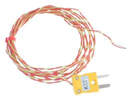 LABFACILITY Z2-K-1.0-1/0.3-MP-ANSI (PACK OF 5) Thermocouple, w/Miniature Plug, K, -75 °C, 250 °C, PFA, 3.3 ft, 1 m