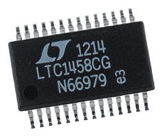 ANALOG DEVICES LTC1458CG#PBF Digital to Analogue Converter, 12 bit, 3 Wire, Serial, 5.5 V, 4.5 V, 4 Channels, Voltage