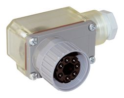 SICK DOS-0607W000IA3KU0 Sensor Connector, M26, Female, 7 Positions, Screw Socket, Right Angle Cable Mount