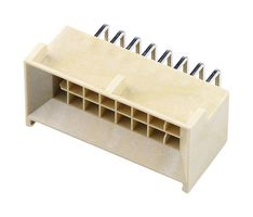 MOLEX 219637-2210 Pin Header, Wire-to-Board, 2.5 mm, 2 Rows, 10 Contacts, Through Hole Right Angle