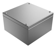 ROSE 37202092 Metal Enclosure, Industrial, Stainless Steel, 200 mm, 200 mm, 121 mm, IP66