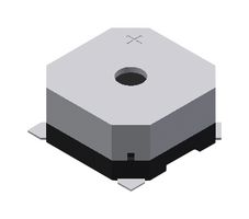 PUI AUDIO SMT-0830-T-HT-R Transducer, Buzzer, 90 dBA, 3 kHz, 2 V to 5 V, 100 mA