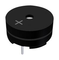 PUI AUDIO AT-0927-TT-3-R Transducer, Buzzer, 86 dBA, 2.73 kHz, 2 V to 5 V, 70 mA