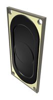 PUI AUDIO AS04008CO-WR-R Speaker, 20kHz to 200Hz, 8 ohm, 83dB, 3W, Oval with Rectangular Frame, Panel Mount