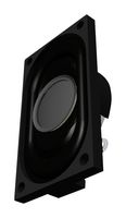 PUI AUDIO AS03508CO-2-R Speaker, 20kHz to 500Hz, 8 ohm, 84dBA, 2W, Oval with Rectangular Frame, Panel Mount