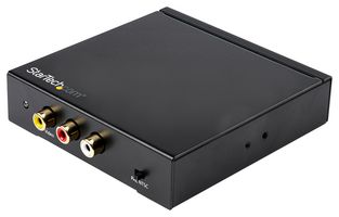 STARTECH HD2VID2 Converter, HDMI to RCA Converter Box w/ Audio, Composite Video Adapter, NTSC/PAL, 1080p