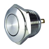 MULTICOMP PRO MPF12S1-1210NPS000 Vandal Resistant Switch, MPF Series, 16 mm, SPST-NO, Momentary, Round Raised, Natural