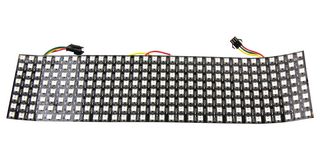 INTELLIGENT LED SOLUTIONS ILPY-K510-RGB1-08X32-SK105-01 LED Module, Board + LED + Connector, 256 LEDs, Rectangular, Red/Green/Blue, 5 VDC, 70 °C