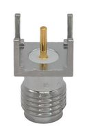 MUELLER ELECTRIC BU-1420701216 RF / Coaxial Connector, SMA Coaxial, Straight Jack, Board Edge / End Launch, 50 ohm, Brass