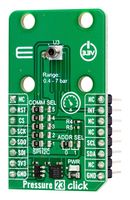 MIKROELEKTRONIKA MIKROE-6207 Add-On Board, Pressure 23 Click 07BA, MS5849-07BA, Chlorine Resistant Pressure Sensor, I2C/SPI, 3.3V