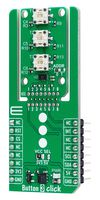 MIKROELEKTRONIKA MIKROE-6276 Add-On Board, Button 3 Click, TL3215, Tactile Switch, I2C, 3.3V/5V in