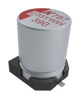 KEMET A787KN227M1VLAS027 Hybrid Aluminium Electrolytic Capacitor, 220 µF, ± 20%, 35 V, Radial Can - SMD, 27 mohm