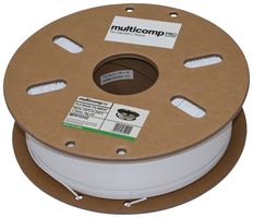 MULTICOMP PRO MP015142 3D Printer Filament, 1.75mm, White, PLA (Polylactide), 210°C to 230°C