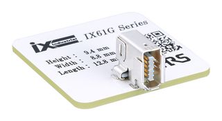 HIROSE / HRS IX61G2-A-10P Modular Connector, IX Type A Jack, 1 x 1 (Port), 10P10C, Cat6a, Surface Mount