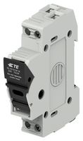 TE CONNECTIVITY 1SNF100037R0000 Fuse Holder, Modular, DIN Rail, 2 Fuses, 32 A, 690VDC, 690VAC, 10mm x 38mm, Screw Clamp