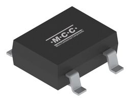 MICRO COMMERCIAL COMPONENTS (MCC) SDB107-TP Bridge Rectifier, Single Phase, 1 kV, 1 A, SDB, 4 Pins, 1 V