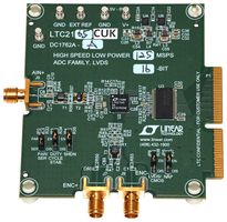 ANALOG DEVICES DC1762A-A Demonstration Board, LTC2165CUP, Low Power ADC, 16Bit, 125MSPS