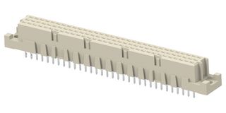 TE CONNECTIVITY - ERNI 223839-E DIN 41612 Connector, 64 Contacts, Receptacle, 2.54 mm, 3 Row, a + c