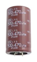 CHEMI-CON ELXS451VSN271MQ45S Electrolytic Capacitor, 270 µF, 450 V, ± 20%, Snap-In, 5000 hours @ 105°C