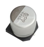 CHEMI-CON HHXC350ARA220ME61G Hybrid Aluminium Electrolytic Capacitor, 22 µF, ± 20%, 35 V, Radial Can - SMD, 0.1 ohm