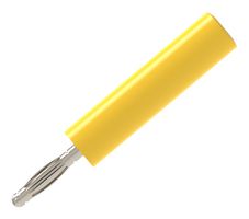 SCHUTZINGER 99000016 Banana Test Connector, Adaption 2-4mm System, Plug, Cable Mount, 10 A, 60 VDC