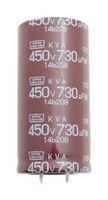 CHEMI-CON ELVA451VSN211MR25S Electrolytic Capacitor, 210 µF, 450 V, ± 20%, Snap-In, 5000 hours @ 105°C