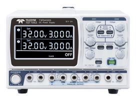 TELEDYNE LECROY T3PS13206 Bench Power Supply, Adjustable, 1 Output, 0 V, 32 V, 0 A, 6 A