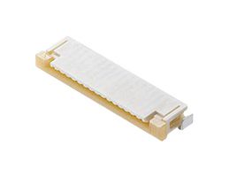 MOLEX 52207-1085 FFC / FPC Board Connector, Natural, 1 mm, 10 Contacts, Easy-On 52207 Series, Solder, Top, 1 Row