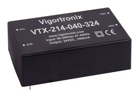 VIGORTRONIX VTX-214-040-348 AC/DC PCB Mount Power Supply (PSU), OVC IV, ITE, Household, Industrial & Laboratory Equipment