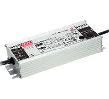 MEAN WELL HLG-60H-48AB LED Driver, Io/Vo Adj w/POT/Dim, LED Lighting, 62.4 W, 48 V, 1.3 A