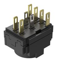 EAO 61-8480.22 Contact Block, DPST-NC, SPST-NO, Plug In, 3 Pole, 5 A, 150 V