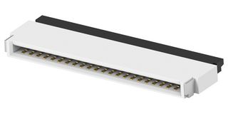 TE CONNECTIVITY 2-2495219-2 FFC / FPC Board Connector, 0.5 mm, 22 Contacts, Receptacle, Surface Mount Straight, Bottom