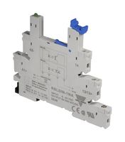 CARLO GAVAZZI RSLDIN-1NAX10 Relay Socket, DIN Rail, Screw, 6 A, 250 V, RSLS Series