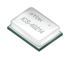 TDK INVENSENSE ICS-40214 Audio Control, MEMS Microphone, 1.65V to 3.63V, LGA-CAV, 5 Pins, -40 °C