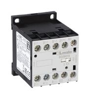 LOVATO ELECTRIC 11BG0901A024 Contactor, 9 A, DIN Rail, 690 VAC, 3PST-NO, 3 Pole, 5 kW