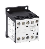 LOVATO ELECTRIC 11BG0901D024 Contactor, 9 A, DIN Rail, 690 VAC, 3PST-NO, 3 Pole, 5 kW