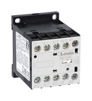 LOVATO ELECTRIC 11BG1210A400 Contactor, 12 A, DIN Rail, 690 VAC, 3PST-NO, 3 Pole, 6.2 kW