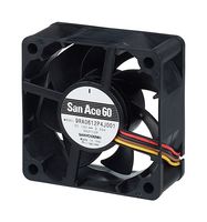 SANYO DENKI 9RA0648G4001 DC Axial Fan, 48 V, Square, 60 mm, 25 mm, Ball Bearing, 28.2 CFM