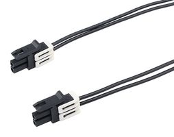 MOLEX 228363-1024 Cable Assembly, Micro-Fit+ Receptacle to Micro-Fit+ Receptacle, 2 Ways, 3 mm, 2 Row, 500 mm