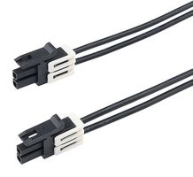 MOLEX 228410-1024 Cable Assembly, Micro-Fit+ Receptacle to Micro-Fit+ Receptacle, 2 Ways, 3 mm, 2 Row, 500 mm
